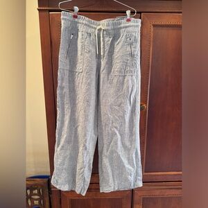 Athleta Cabo Wide Leg linen pants